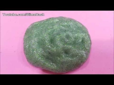 Glitter Slime ~ How To Make Slime Hair Care Water ! Diy Slime Recipe
