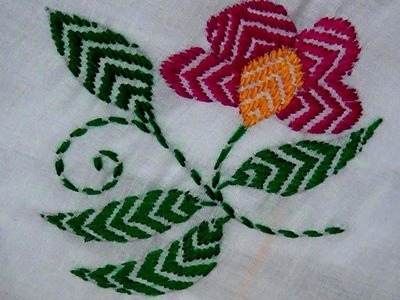 Hand Embroidery : Nakshi Katha Stitch. Katha Stitch. Run Stitch