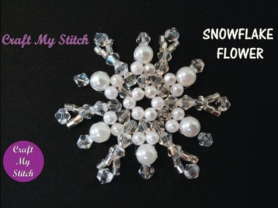 Hand Embroidery | Snowflake flower
