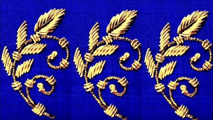Hand Embroidery : Zardosi Embroidery Work