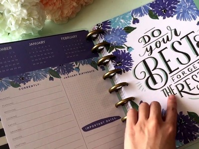 Happy Planner Boho Deep and Funky Floral Flip Through, Etsy Stickers - GirlisCrafti and HappyDaya