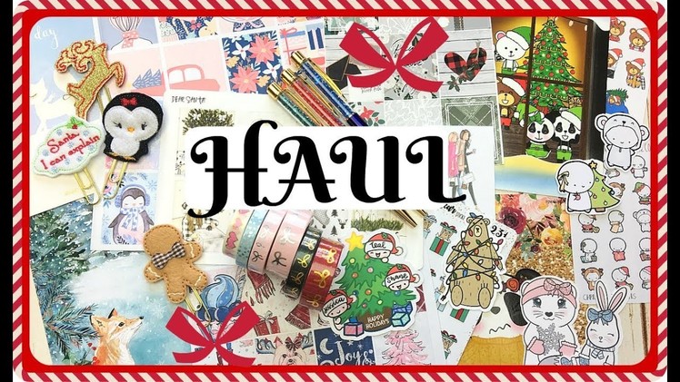 Holiday Planner Haul. Stickers, Accessories & More