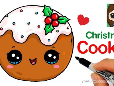 How to Draw a Cookie for Christmas Easy and Cute