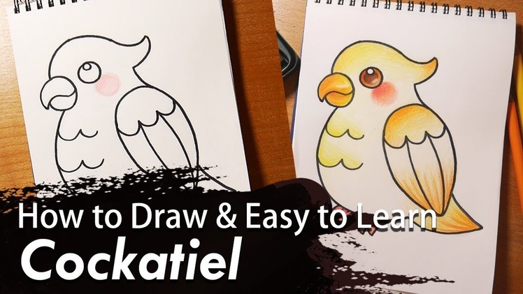 How to Draw & Easy to Learn 01 - Bird | Cockatiel