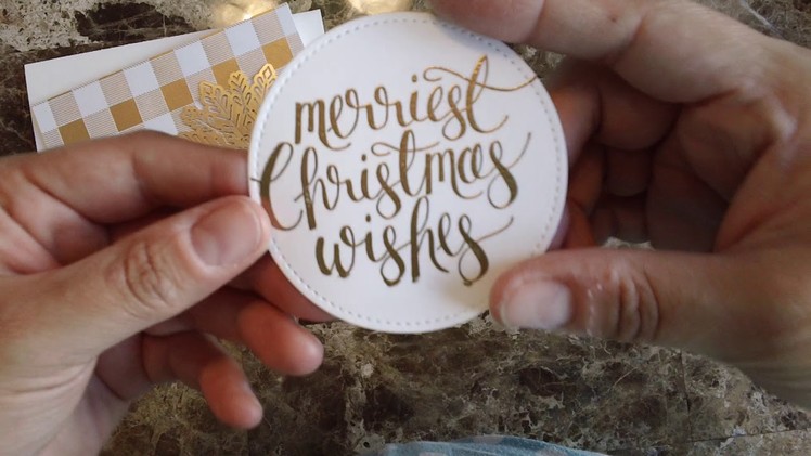 How to make a quick and easy Christmas card