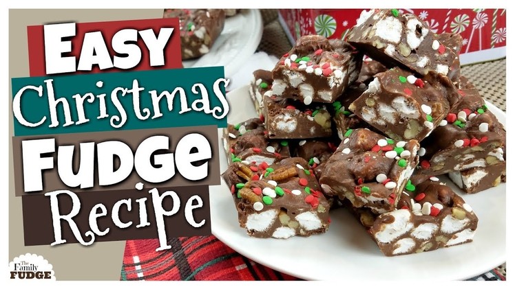 How to Make EASY Christmas FUDGE ???? Virtual Cookie Exchange Collab