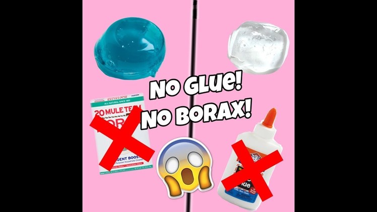 How To Make Slime With No Glue!   No Borax!  Face mask Slime