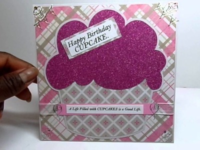 Huge Cupcake Card - The Cutting Cafe Design Team Project