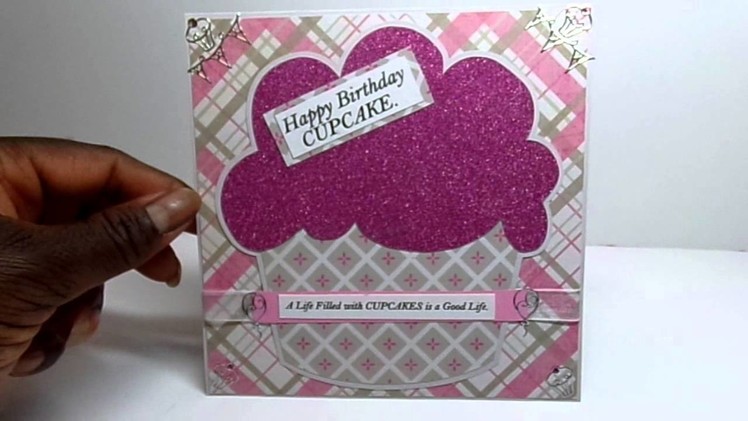 Huge Cupcake Card - The Cutting Cafe Design Team Project