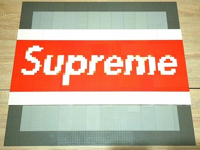 LEGO PIXEL ART | SUPREME LOGO