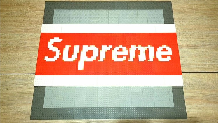 LEGO PIXEL ART | SUPREME LOGO