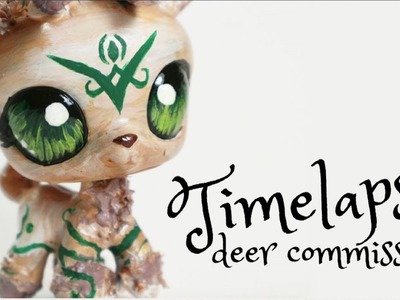 LPS Deer Custom Timelapse - Commission order Handpainted by HelloStudios