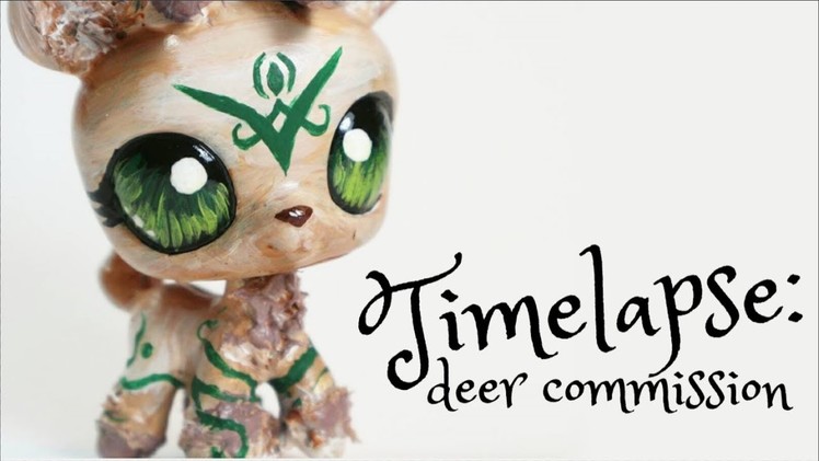 LPS Deer Custom Timelapse - Commission order Handpainted by HelloStudios