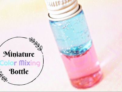 Miniature Color Mixing Experiment Bottle