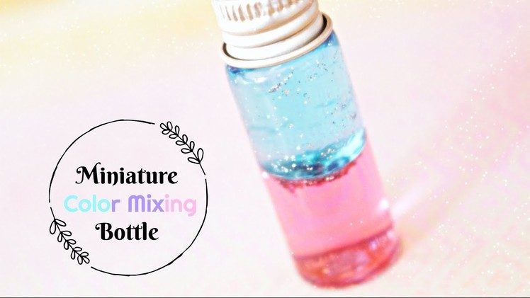 Miniature Color Mixing Experiment Bottle