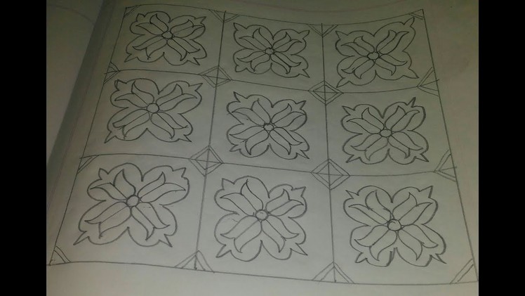 Nakshi Kantha design tutorial _26.Hand embroidery design.নকশীকাঁথার নকশা ডিজাইন