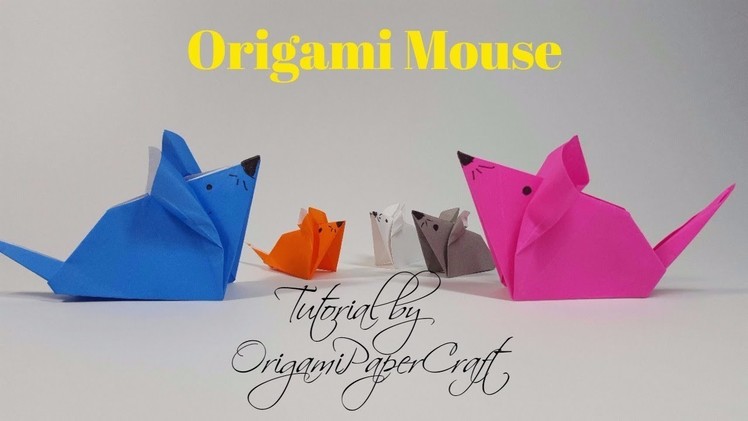 Origami: Mouse | OrigamiPaperCraft || (Fast&Easy) | Tutorial for Beginners