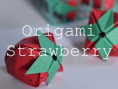 Origami Strawberry Tutorial