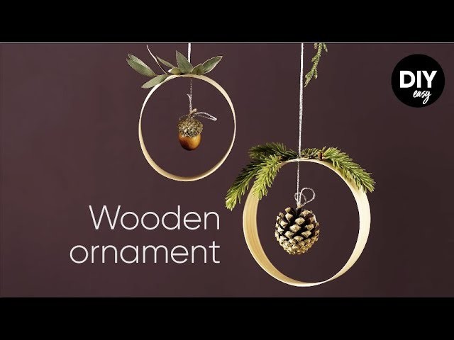 Panduro EASY DIY Wood and Acorn Ornament