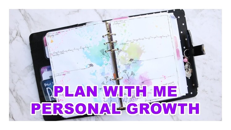 Plan With Me | Personal Growth (A5 Kikki.K Planner)