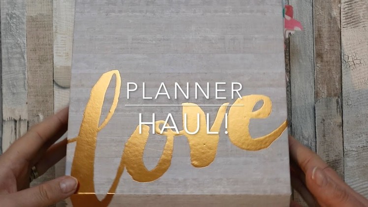 PLANNER HAUL