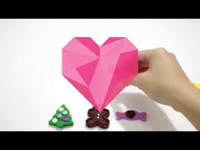 Play Doh Christmas Tree Molds Fun Creative For Kids | Christmas Song For Kids