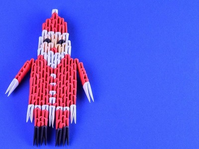 Santa Claus from pieces of origami master class Tutorial