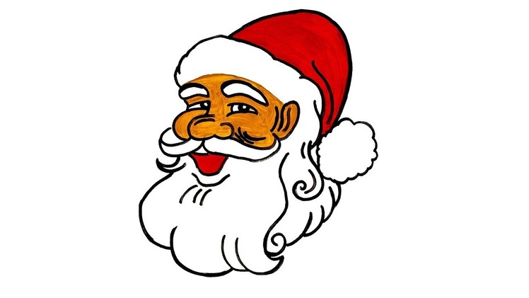 Santa Claus | How To Color Santa Claus | Christmas Santa | Christmas Art Colors For Kids #1