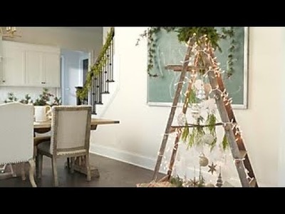 Transform a Ladder Into Unexpected Christmas Decor - HGTV