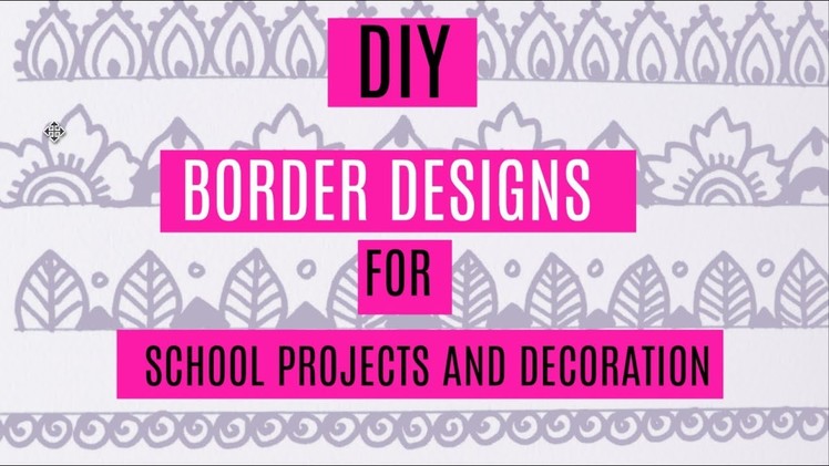 10 Simple Border Design for Decoration and Art Projects.Zentangle Pattern
