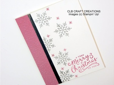 2016 Stampin' Up! Holiday Card Series - Stiched with Cheer Day 8