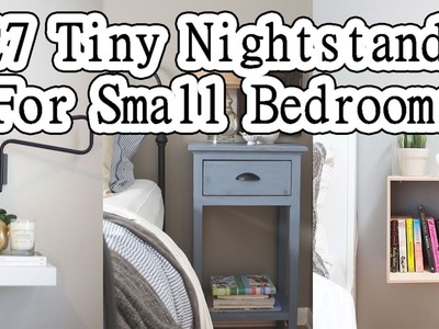 27 Tiny Nightstands For Small Bedrooms