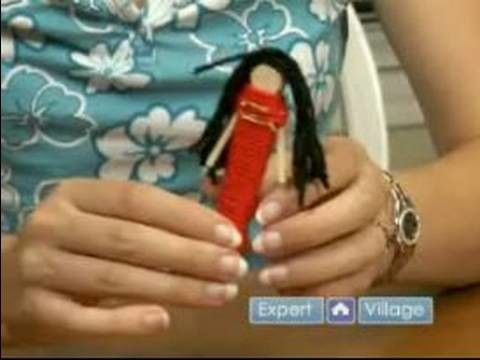 Arts & Crafts With Clothespins : How to Make a Chinese Doll from Clothespins