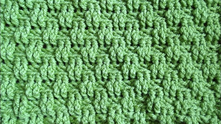 Basket Weave Stitch Version 2 - Right Handed Crochet Stitch Tutorial