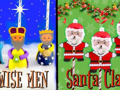CHRISTMAS CAKE POPS- SANTA CLAUS & THE 3 WISE MEN