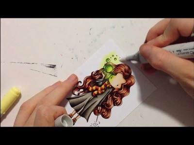 Copic Tutorial - Glowing Objects and Ink Borders