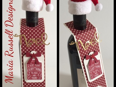 Create Your Own Festive Wine Tag (Tutorial)