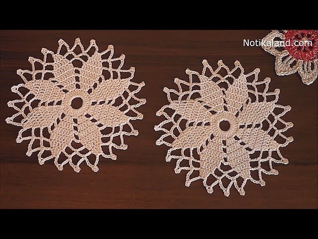 Crochet snowflake pattern  Crochet doily  Crochet snowflake ornaments How to crochet snowflake doily