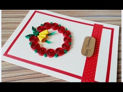 DIY Paper Quilling -Christmas Card - Easy & Simple  Christmas design 06