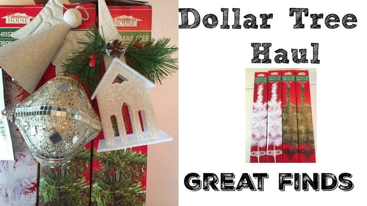 Dollar Tree Haul Oct 3 | Beautiful Christmas Ornaments and  A Sneak Peek of A Future Give Away!