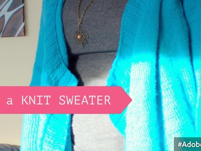 DYE with me! Dyeing A KNIT SWEATER- Effortless Cardigan