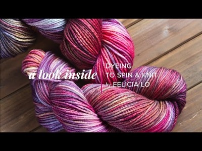 Dyeing to Spin & Knit. Book Trailer