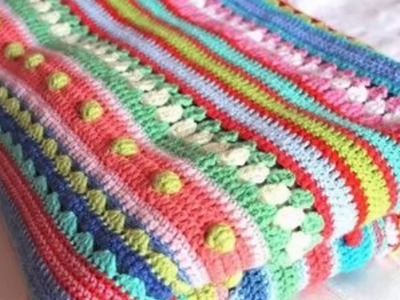 Easy  Crochet Baby Blanket Tutorial Deising