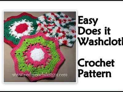 Easy Does It Washcloth Crochet Pattern