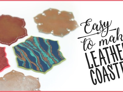 Easy To Make Leather Coasters