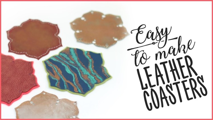 Easy To Make Leather Coasters