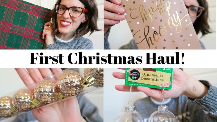 First Dollar Tree CHRISTMAS Haul 2017 | & MORE!