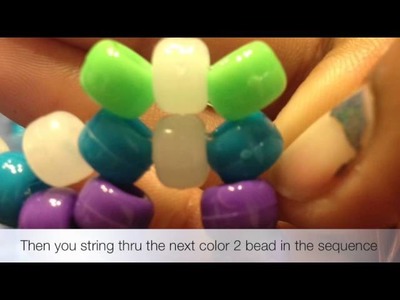 Floating Herringbone Kandi Cuff