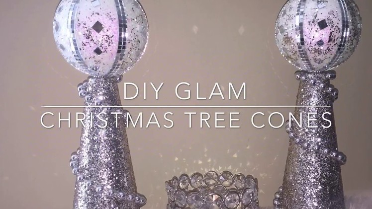 Glam Christmas Tree Cone DIY | Dollar Tree
