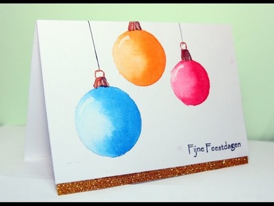 Handdrawn and watercoloured ornaments with Talens Ecoline